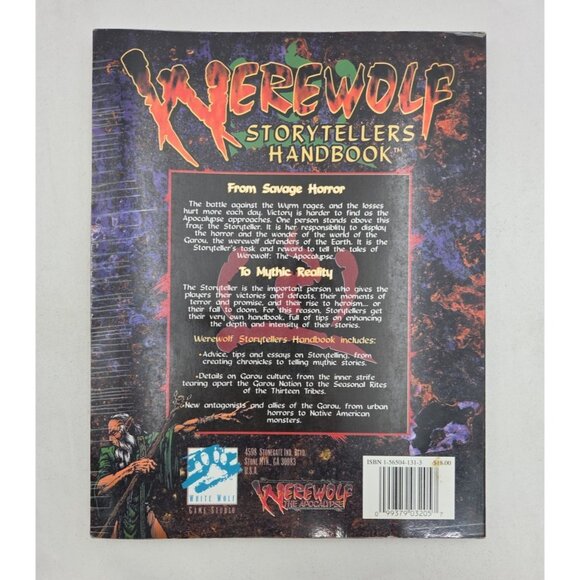 Werewolf Storytellers Handbook, Werewolf the Apocalypse - White Wolf WW3205 1994 - Picture 5 of 11